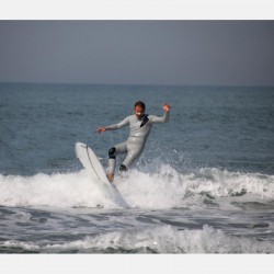 Mens White Wetsuit 3mm