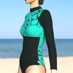 Onepiece donna surf Made in Italy
